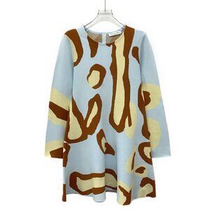 Dior light blue long-sleeve dress